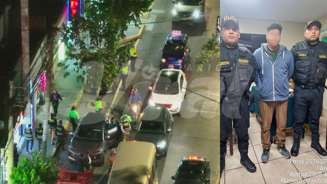 Megaoperativo policial logra detención de requisitoriado por homicidio, deudores de papeletas y autos robados en Arequipa