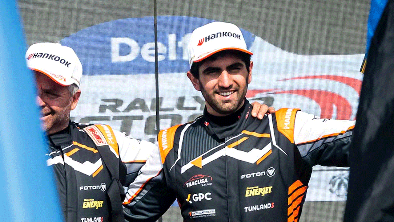 André Martínez hizo historia y subió al podio en el Rally de Portugal
