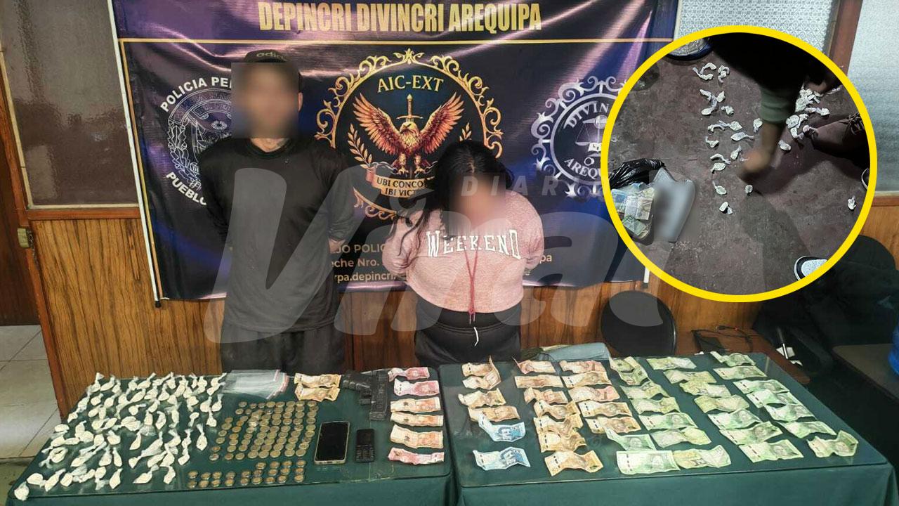 Caen dos sujetos en operativo contra el microtráfico