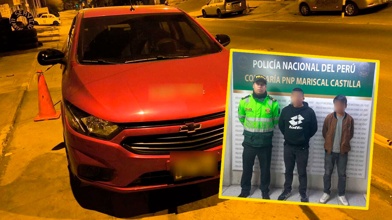 Capturan a sujetos intentando robar un auto en Cerro Colorado