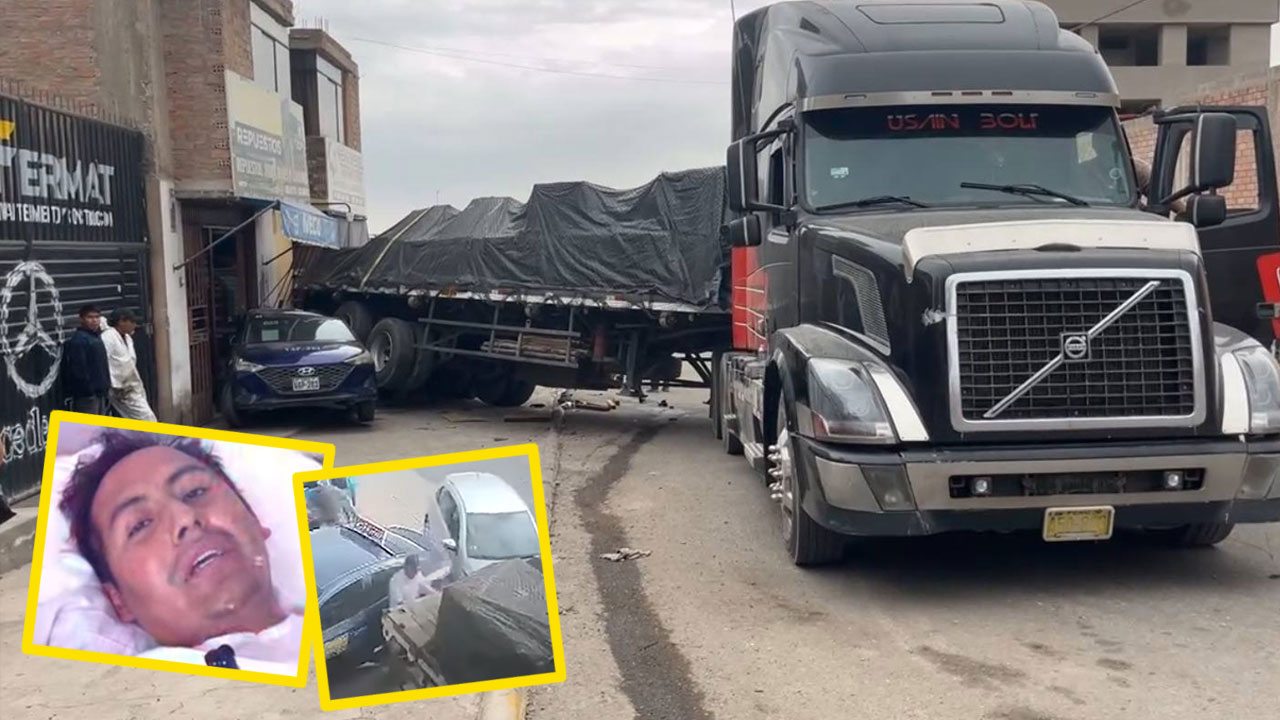 Mecánico grave tras ser embestido por tráiler: “Me han arruinado la vida”