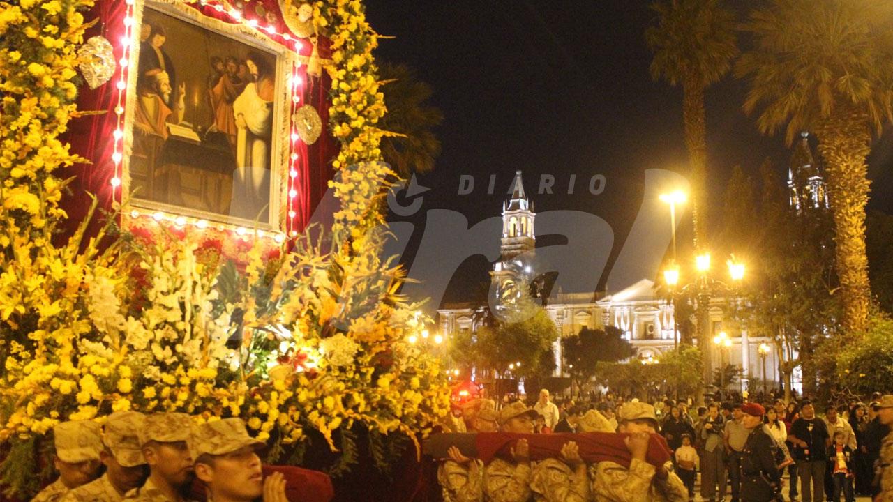 Miércoles Santo: procesión del Señor de la Sentencia bendice a Arequipa
