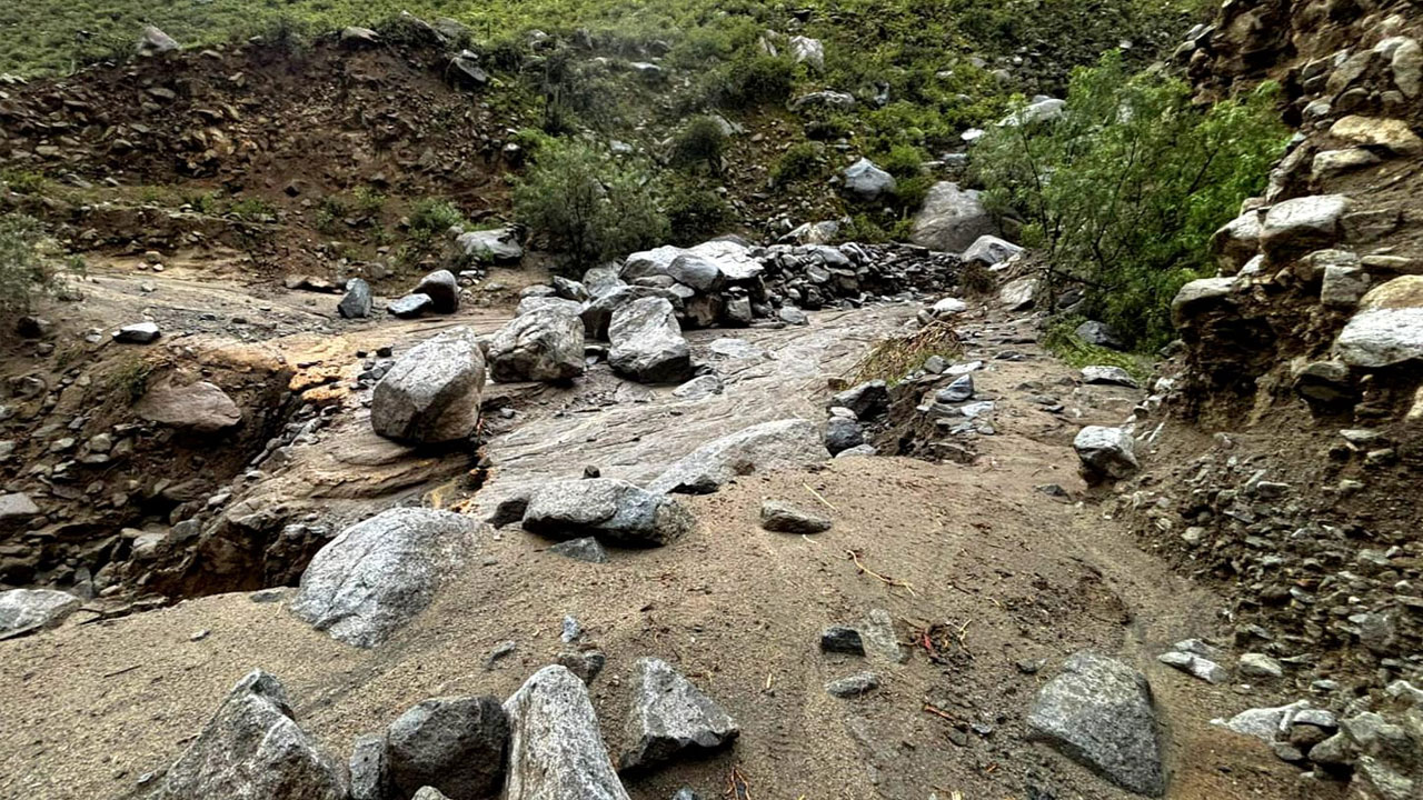 Caravelí: lluvias activan quebradas y bloquean vías en Quicacha