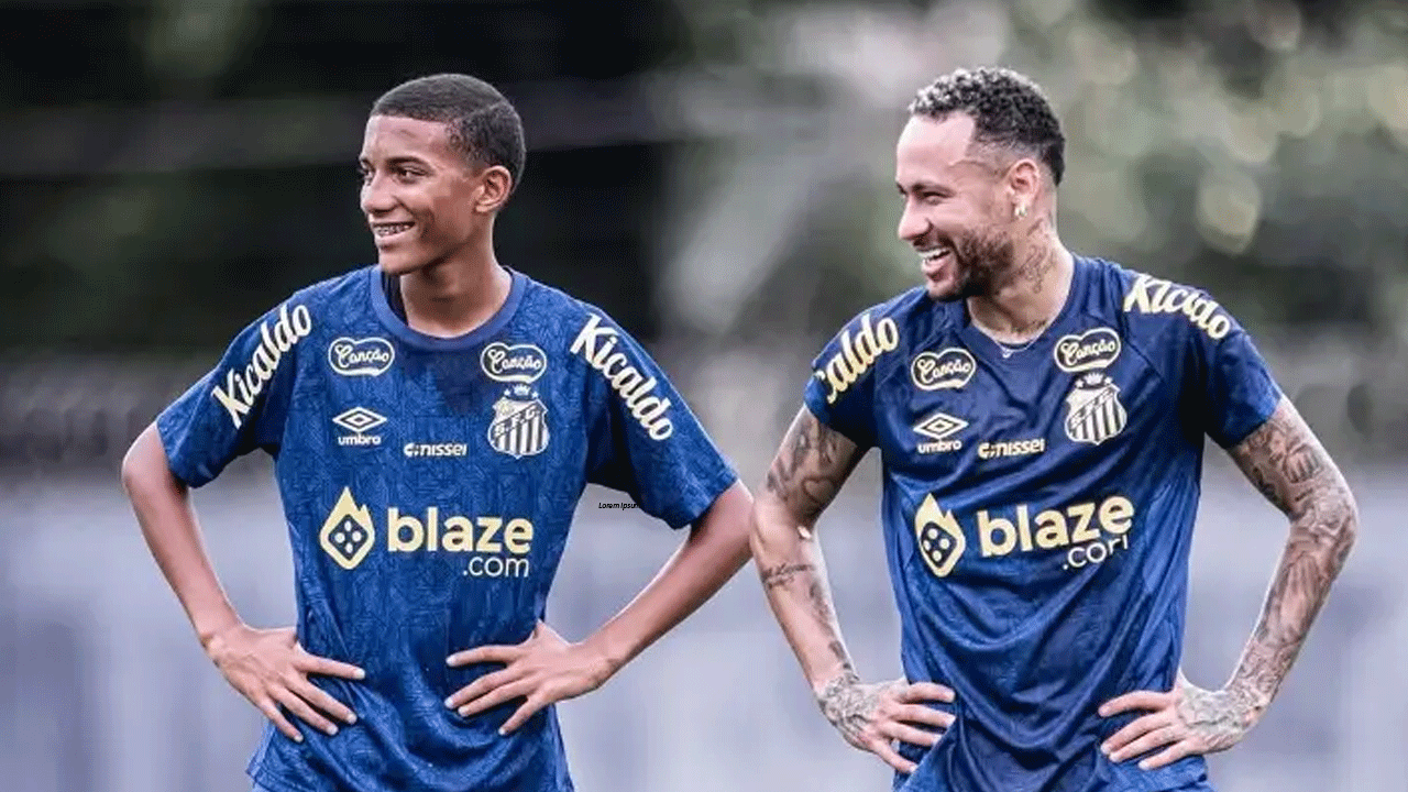 Neymar y Robinho Jr. liman asperezas tras tenso altercado en entrenamiento de Santos