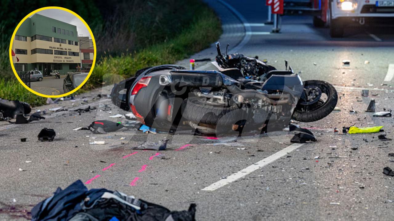 Tragedia en Caylloma: dos fallecidos tras despiste y volcadura de motocicleta