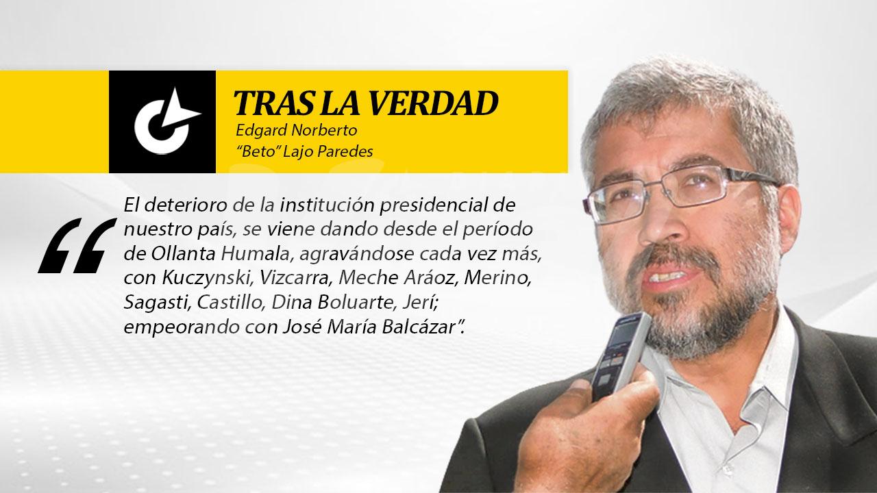 El errático presidente Balcázar