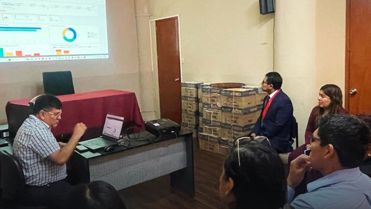 Implementan sistema para monitorear trabajo judicial en Mollendo